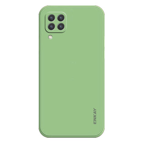 ENKAY HAT PRINCE For Samsung Galaxy M53 5G Anti-drop Silicone Phone Case Straight Edge Liquid Precise Cutout Lens Protection Back Cover