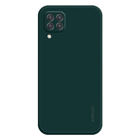 ENKAY HAT PRINCE For Samsung Galaxy M53 5G Anti-drop Silicone Phone Case Straight Edge Liquid Precise Cutout Lens Protection Back Cover