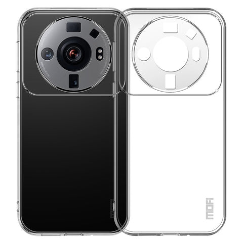 MOFI For Xiaomi 12S Ultra 5G Ultra Slim Anti-fall Fexlible TPU Phone Case Drop-proof Transparent Mobile Phone Back Cover
