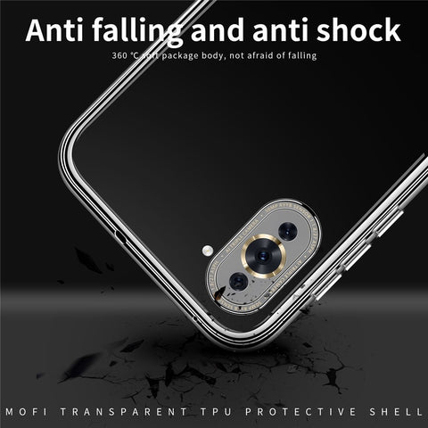 MOFI For Huawei nova 10 4G Ultra Slim Anti-shock Fexlible TPU Phone Case Anti-scratch Transparent Mobile Phone Back Cover