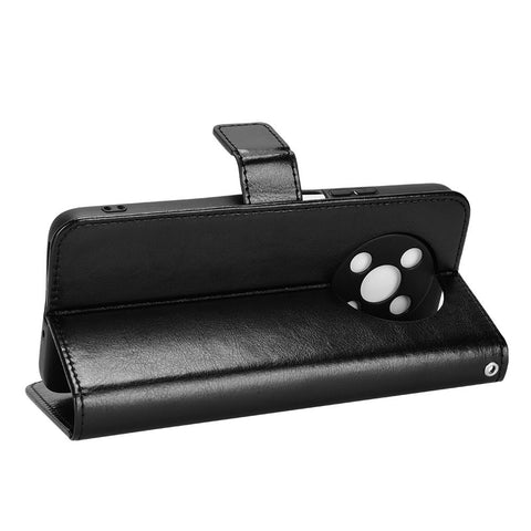 Anti-scratch Phone Case For Huawei nova Y90 4G / Enjoy 50 Pro 4G, Drop-proof Phone Cover Crazy Horse Texture Wallet Stand Shell