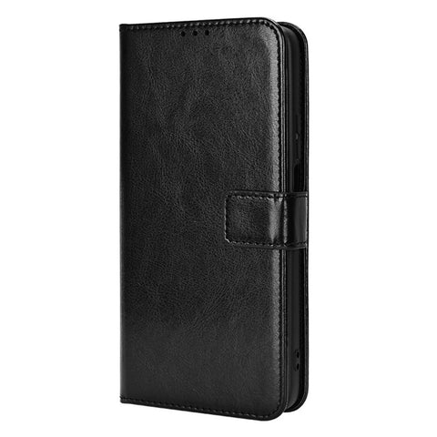 Anti-scratch Phone Case For Huawei nova Y90 4G / Enjoy 50 Pro 4G, Drop-proof Phone Cover Crazy Horse Texture Wallet Stand Shell