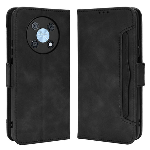Anti-fall Phone Case for Huawei nova Y90 4G / Enjoy 50 Pro 4G, Scratch-resistant  PU Leather Phone Wallet Cover with Stand Multiple Card Slots