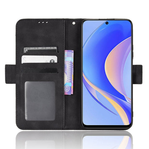 Anti-fall Phone Case for Huawei nova Y90 4G / Enjoy 50 Pro 4G, Scratch-resistant  PU Leather Phone Wallet Cover with Stand Multiple Card Slots