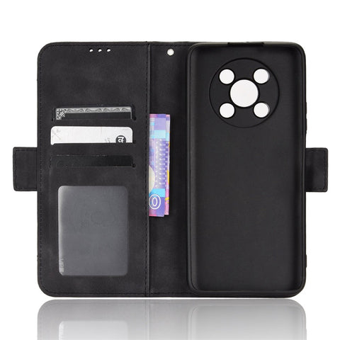 Anti-fall Phone Case for Huawei nova Y90 4G / Enjoy 50 Pro 4G, Scratch-resistant  PU Leather Phone Wallet Cover with Stand Multiple Card Slots