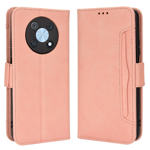 Anti-fall Phone Case for Huawei nova Y90 4G / Enjoy 50 Pro 4G, Scratch-resistant  PU Leather Phone Wallet Cover with Stand Multiple Card Slots