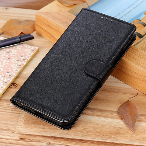 For OnePlus 10T 5G / Ace Pro 5G Litchi Texture Wallet Flip Case PU Leather  Stand Magnetic Closure Protective Cover