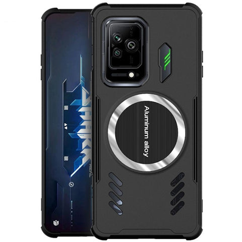IMAK For Xiaomi Black Shark 5 / 5 Pro Heat Dissipation PC Case Frameless Anti-drop Phone Cover Work with Cooling Fan