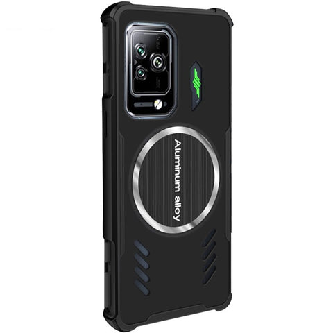 IMAK For Xiaomi Black Shark 5 / 5 Pro Heat Dissipation PC Case Frameless Anti-drop Phone Cover Work with Cooling Fan