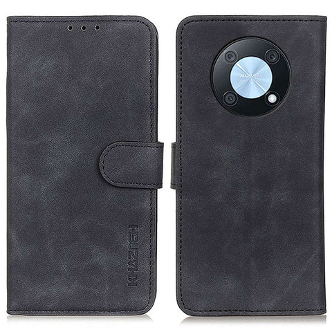 KHAZNEH for Huawei nova Y90 4G Shockproof Vintage PU Leather Cover Wallet Stand Protective Phone Case