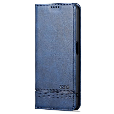 AZNS Full Protection PU Leather Case for Oppo A97 5G Magnetic Closure Wallet Stand Case Anti-scratch Flip Cover