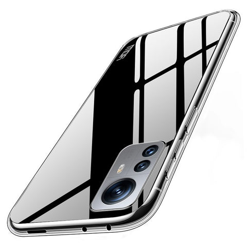 MOFI Transparent Phone Case For Xiaomi 12X 5G / 12 5G / 12S 5G, Non-Yellowing Soft TPU Scratch-resistant Mobile Phone Back Cover