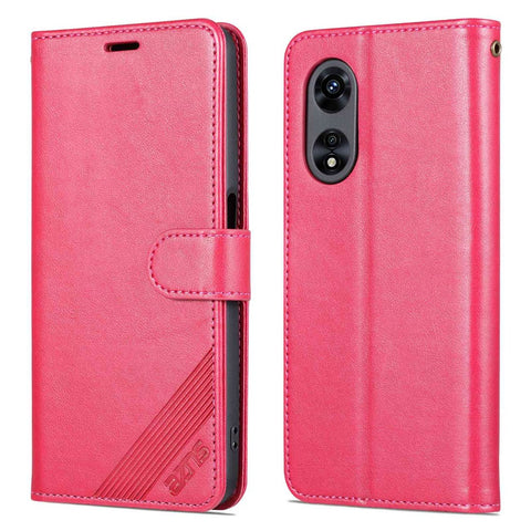 AZNS Anti-fall Flip Wallet Case for Oppo A97 5G, Full Protection PU Leather Phone Cover Shell with Adjustable Stand
