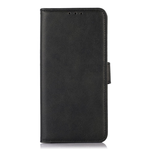 For OnePlus 10T 5G / Ace Pro 5G Anti-collision Magnetic Clasp Cowhide Textured Phone Wallet Case PU Leather Flip Cover Viewing Stand
