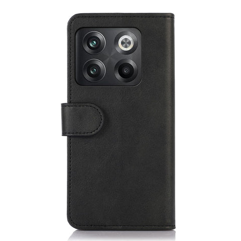 For OnePlus 10T 5G / Ace Pro 5G Anti-collision Magnetic Clasp Cowhide Textured Phone Wallet Case PU Leather Flip Cover Viewing Stand