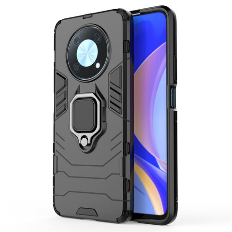Protective Case for Huawei nova Y90 4G / Enjoy 50 Pro 4G Hard PC + TPU Scratch-resistant Back Shell with Finger Ring Kickstand