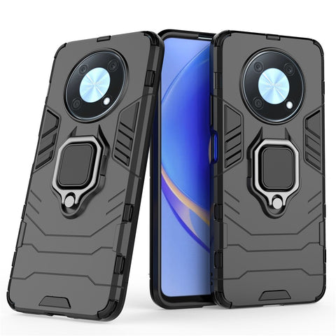 Protective Case for Huawei nova Y90 4G / Enjoy 50 Pro 4G Hard PC + TPU Scratch-resistant Back Shell with Finger Ring Kickstand