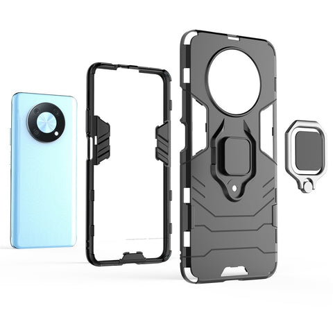 Protective Case for Huawei nova Y90 4G / Enjoy 50 Pro 4G Hard PC + TPU Scratch-resistant Back Shell with Finger Ring Kickstand