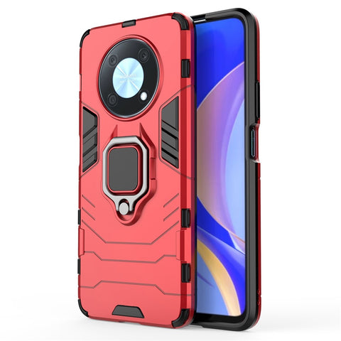 Protective Case for Huawei nova Y90 4G / Enjoy 50 Pro 4G Hard PC + TPU Scratch-resistant Back Shell with Finger Ring Kickstand
