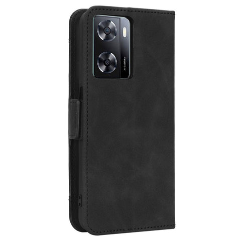 Anti-scratch Phone Cover For Oppo A57 4G / A57s 4G / A57 (CPH2387) (Taiwan Version) PU Leather Phone Flip Wallet Case with Multiple Card Slots
