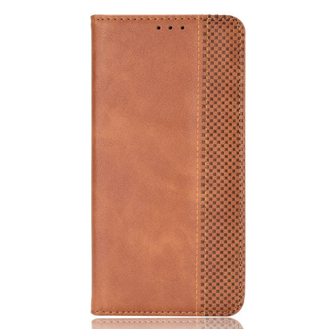 For OnePlus 10T 5G / Ace Pro 5G Magnetic Auto Closing Wallet Feature Case Retro Imprint Pattern PU Leather Stand Protective Shell