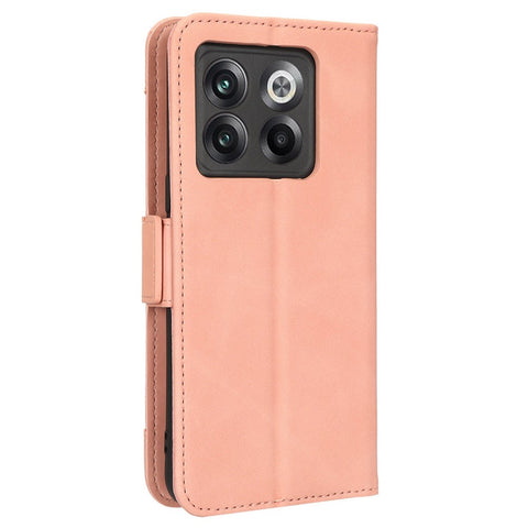 Shockproof Phone Cover For OnePlus 10T 5G / Ace Pro 5G, PU Leather Flip Wallet Case with Multiple Card Slots