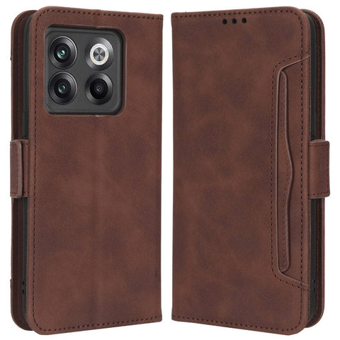 Shockproof Phone Cover For OnePlus 10T 5G / Ace Pro 5G, PU Leather Flip Wallet Case with Multiple Card Slots