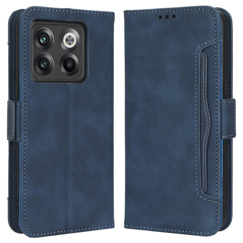 Shockproof Phone Cover For OnePlus 10T 5G / Ace Pro 5G, PU Leather Flip Wallet Case with Multiple Card Slots