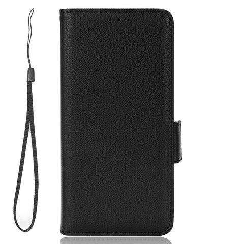 Shockproof Phone Case For Huawei nova Y70 4G / nova Y70 Plus 4G / Enjoy 50 4G, Litchi Texture PU Leather Dual Magnetic Clasp Wallet Cover Stand