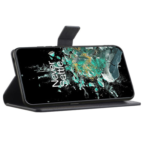 For OnePlus 10T 5G / Ace Pro 5G Litchi Texture PU Leather Phone Case Stand Anti-scratch Wallet Cover Protective Phone Shell