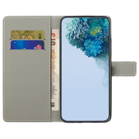 For OnePlus 10T 5G / Ace Pro 5G Pattern Printing Magnetic PU Leather Case Stand Wallet Function Anti-wear Shell