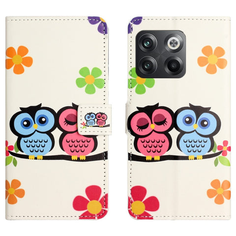 For OnePlus 10T 5G / Ace Pro 5G Pattern Printing Magnetic PU Leather Case Stand Wallet Function Anti-wear Shell