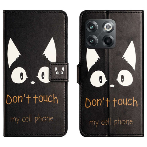 For OnePlus 10T 5G / Ace Pro 5G Pattern Printing Magnetic PU Leather Case Stand Wallet Function Anti-wear Shell