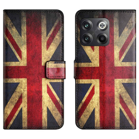 For OnePlus 10T 5G / Ace Pro 5G Pattern Printing Magnetic PU Leather Case Stand Wallet Function Anti-wear Shell