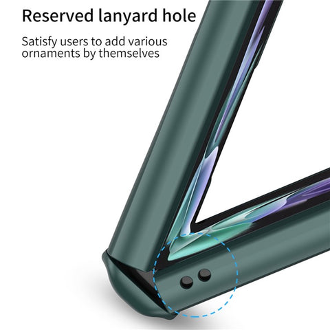 GKK For Samsung Galaxy Z Flip4 5G Hard PC Folding Phone Case Magnetic Hinge Camera Lens Film Full Protection Cover
