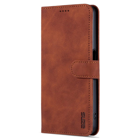 AZNS Phone Case for Oppo A97 5G PU Leather Folio Flip Cover Stand Wallet Magnetic TPU Interior Case