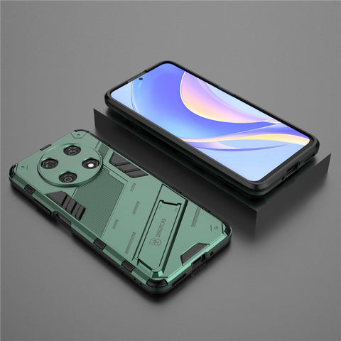 For Huawei Enjoy 50 Pro 4G / nova Y90 4G Shockproof Case with Kickstand PC+TPU Hybrid Phone Case Anti-Drop Cover