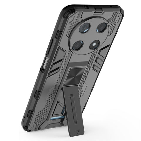 For Huawei Enjoy 50 Pro 4G / nova Y90 4G Wear-resistant Anti-fall Phone Case Kickstand Hybrid Hard PC Soft TPU Back Cover