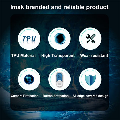 IMAK UX-6 Series for Samsung Galaxy Z Flip4 5G Shockproof Airbags TPU Case Clear Anti-drop Phone Protective Cover