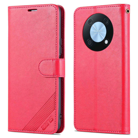 AZNS Phone Case for Huawei Enjoy 50 Pro 4G / nova Y90 4G, Full Body Protection PU Leather Phone Cover Shell with Foldable Stand