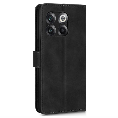 For OnePlus 10T 5G / Ace Pro 5G Wallet Stand Skin-Touch Feeling Phone Case PU Leather Magnetic Clasp Shockproof Cover