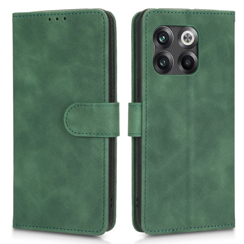 For OnePlus 10T 5G / Ace Pro 5G Wallet Stand Skin-Touch Feeling Phone Case PU Leather Magnetic Clasp Shockproof Cover