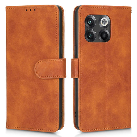 For OnePlus 10T 5G / Ace Pro 5G Wallet Stand Skin-Touch Feeling Phone Case PU Leather Magnetic Clasp Shockproof Cover