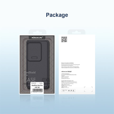 NILLKIN CamShield Pro Series for OnePlus Ace Pro 5G / 10T 5G TPU + PC Phone Case Slide Camera Lens Cover Phone Back Shell