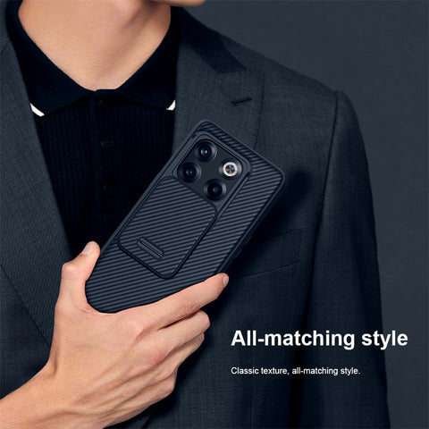 NILLKIN CamShield Pro Series for OnePlus Ace Pro 5G / 10T 5G TPU + PC Phone Case Slide Camera Lens Cover Phone Back Shell