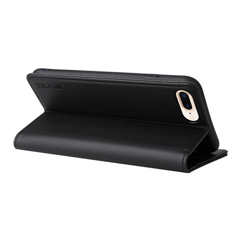 YIKATU YK- 001 Phone Wallet Case for iPhone 6 Plus / 7 Plus / 8 Plus 5.5 inch, Anti-fall Phone Shell Magnetic Closure Flip Leather Cover Stand