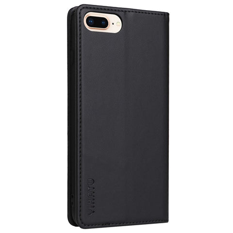 YIKATU YK- 001 Phone Wallet Case for iPhone 6 Plus / 7 Plus / 8 Plus 5.5 inch, Anti-fall Phone Shell Magnetic Closure Flip Leather Cover Stand
