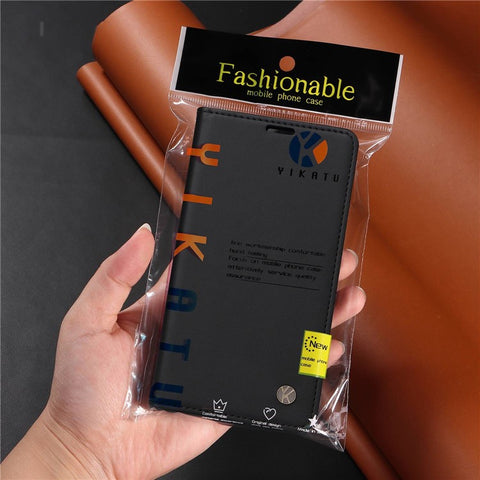 YIKATU YK- 001 for Samsung Galaxy A33 5G, Drop-proof Phone Flip Leather Case Magnetic Closure Phone Cover Wallet Stand