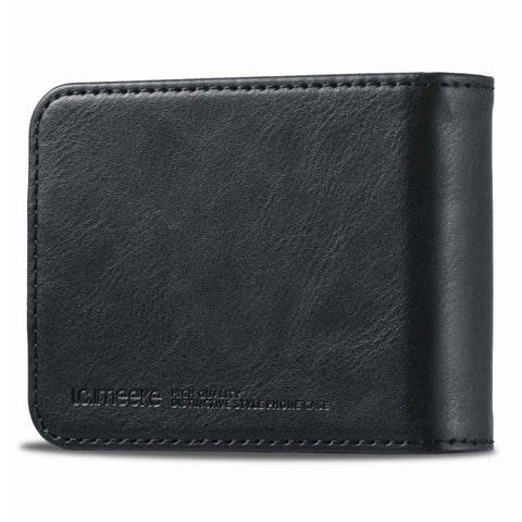 LC.IMEEKE for Samsung Galaxy Z Flip3 5G PU Leather + PC Phone Case RFID Blocking Protective Cellphone Cover Card Holder