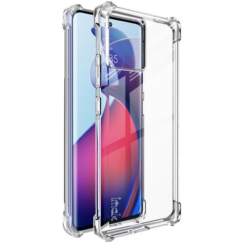 IMAK For Motorola Moto S30 Pro 5G / Edge 30 Fusion 5G Drop-proof Airbag Phone Case Transparent Soft TPU Back Cover